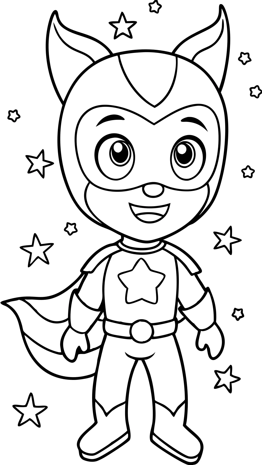 free coloring pages pj masks